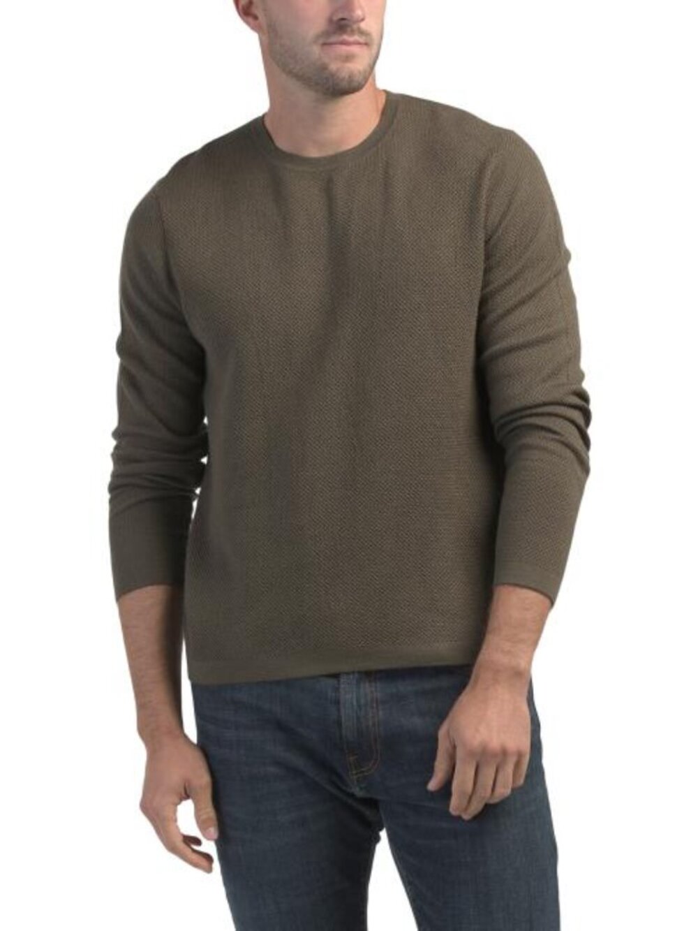 RAG & BONE Russ Long Sleeve Crew Neck Sweater